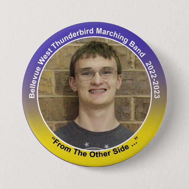 Horn Simon 11 3 Inch Round Button (Front)