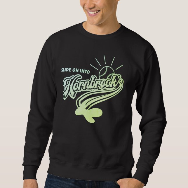 Hornbrooks Green Tropical Sweatshirt (Front)