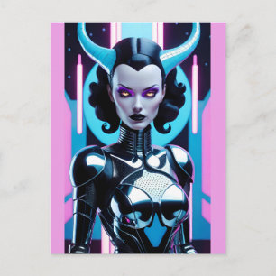 Horned Dilemma of Her Desires Postcard