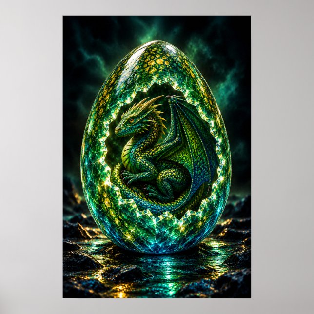 Horned Dragon F Egg Poster (Front)