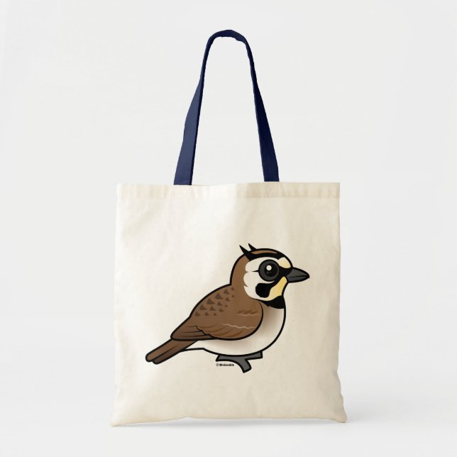 Horned Lark Tote Bag (Front)