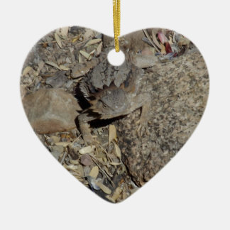 Horned Lizard Ceramic Ornament