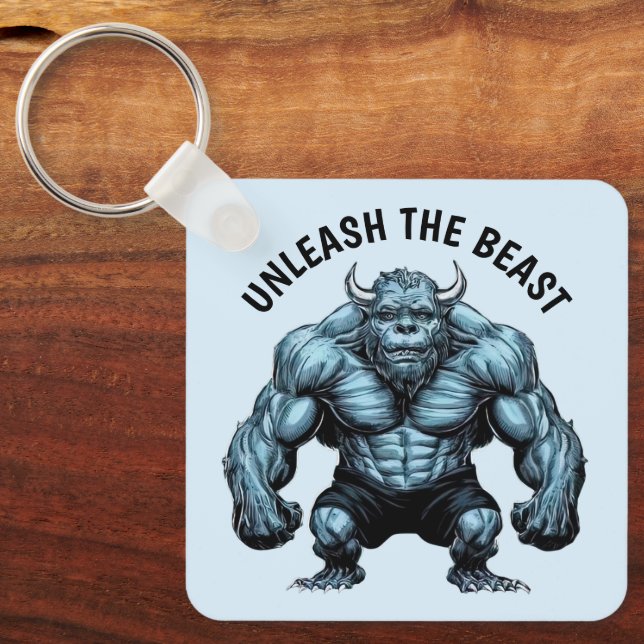 Horned Monster Keychain (Front)