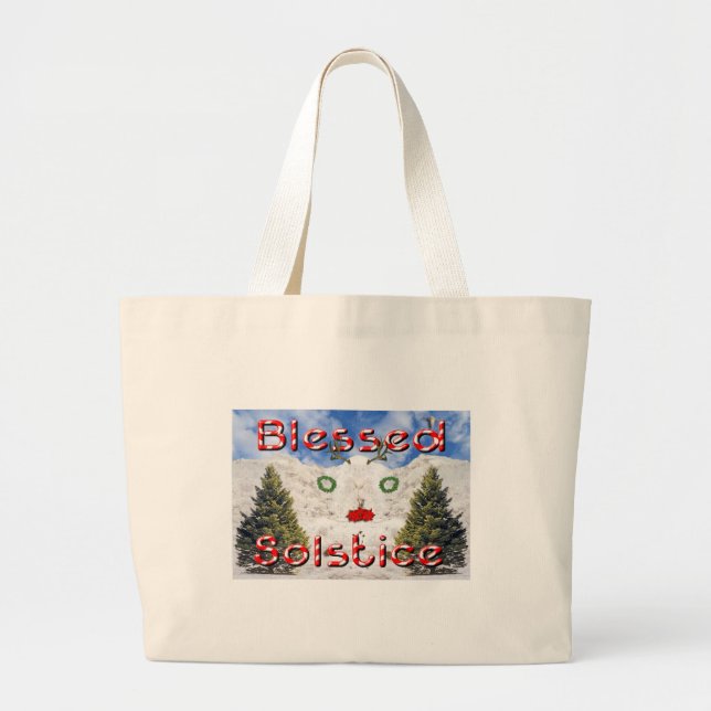 Horned One's Alter Large Tote Bag (Front)