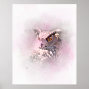 Horned Owl Print