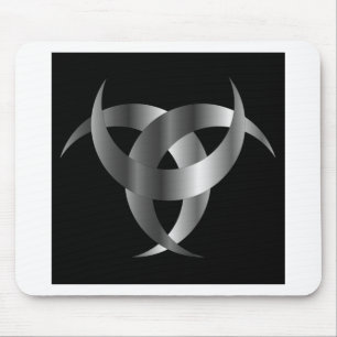 Horned Triskele- The horn of Odin Mouse Pad