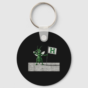Hornet Moon Landing Proud Salute Cute Funny Spirit Keychain