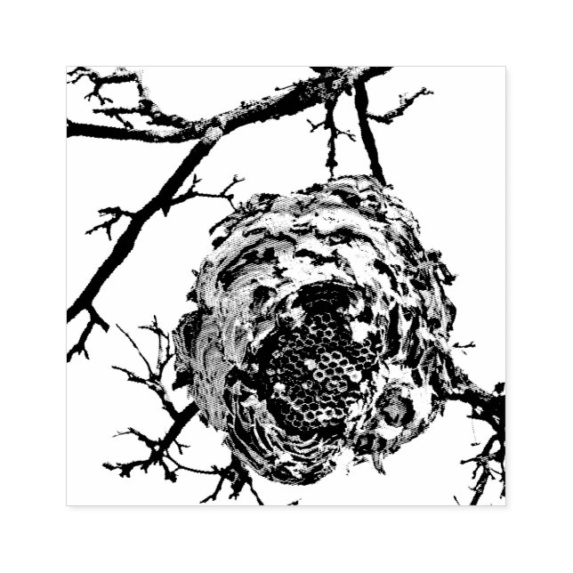 Hornet Nest Rubber Stamp (Imprint)