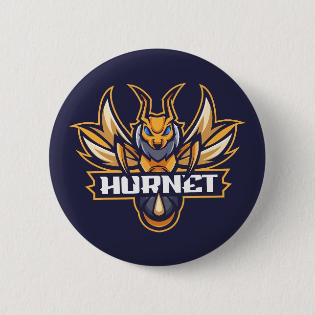 Hornets Mascot Button (Front)