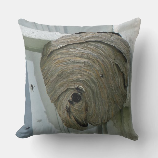 Hornets Nest Outdoor Pillow (Front)