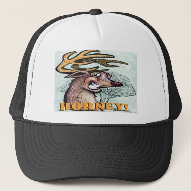 Horney Trucker Hat (Front)