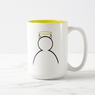 Horns Keep My Halo Up mug