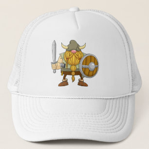 Horns of Humour: The Viking Saga Trucker Hat