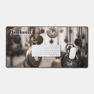 Horologist Clock Watch Lover Personalized Desk Mat