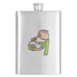 Horology Hip Flask