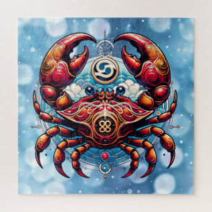 Horoscope Astrological Sign for Cancer the Crab  Jigsaw Puzzle