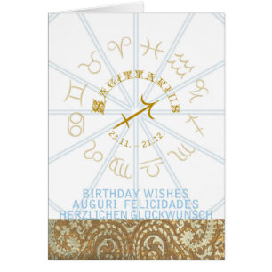 HOROSCOPE ~ Birthday Greeting Card Sagittarius
