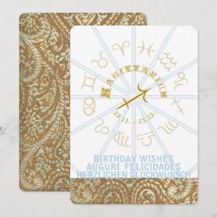 HOROSCOPE ~ Birthday Invite - Sagittarius