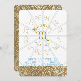 HOROSCOPE ~ Invitation d'anniversaire - Libra