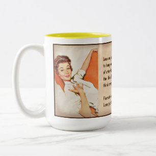 Horoscope: LEO (rated G) Two-Tone Coffee Mug