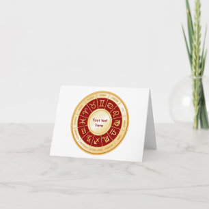 Horoscope Mandala Card