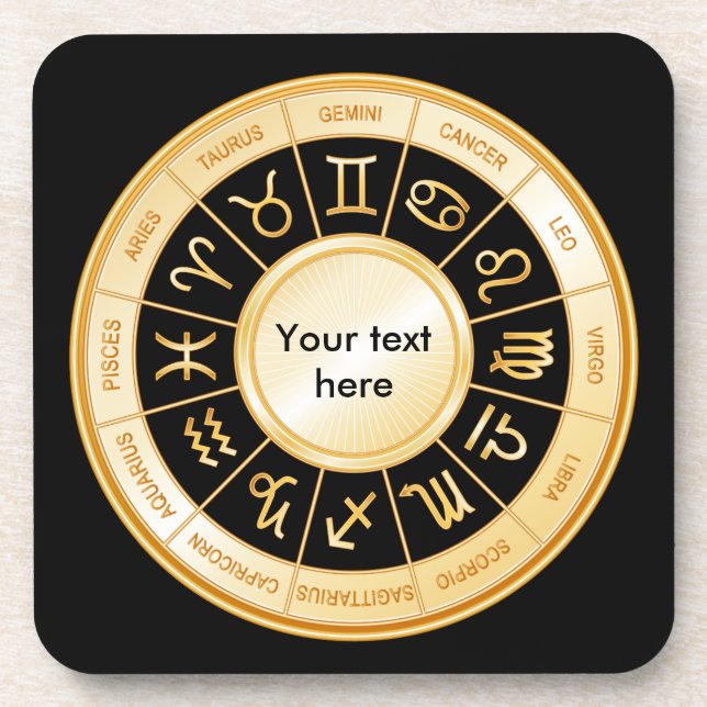 Horoscope Mandala Coaster (Front)