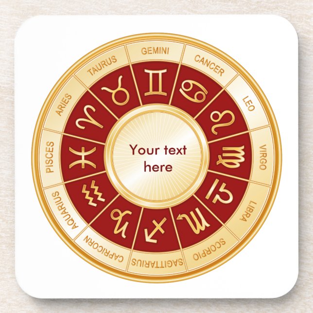 Horoscope Mandala Coaster (Front)