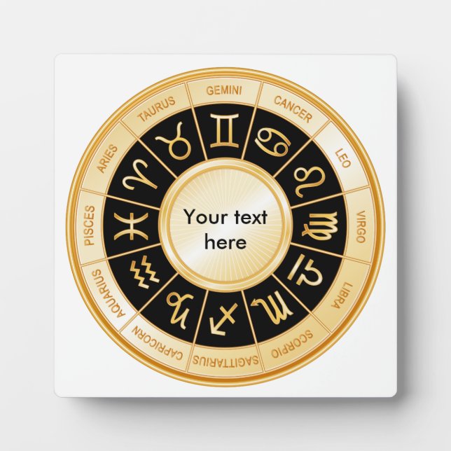 Horoscope Mandala Plaque (Front)