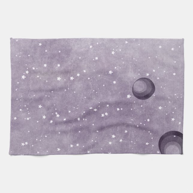 Horoscope Nightscape Kitchen Towel (Horizontal)