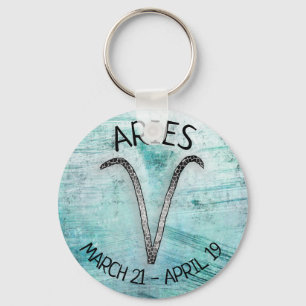 Horoscope Sign Aries Keychain