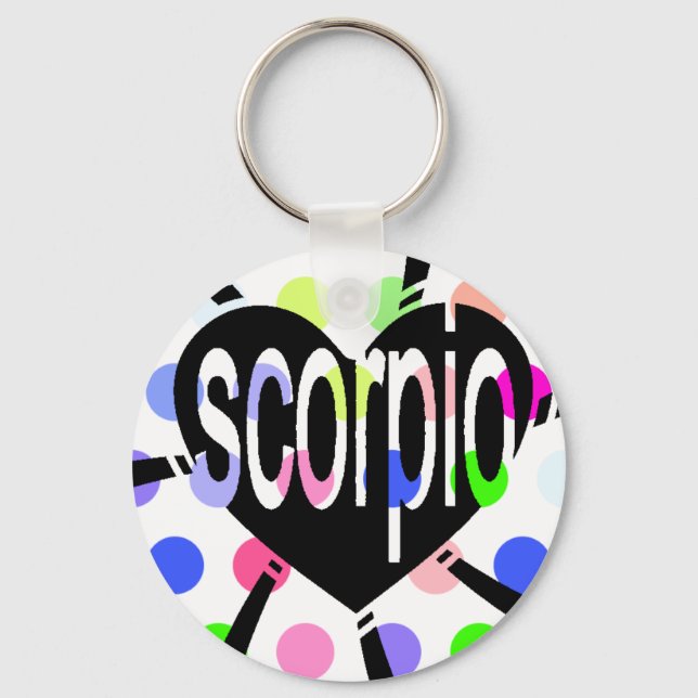 horoscope sign keychain (Front)