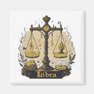 Horoscope sign Libra Magnet