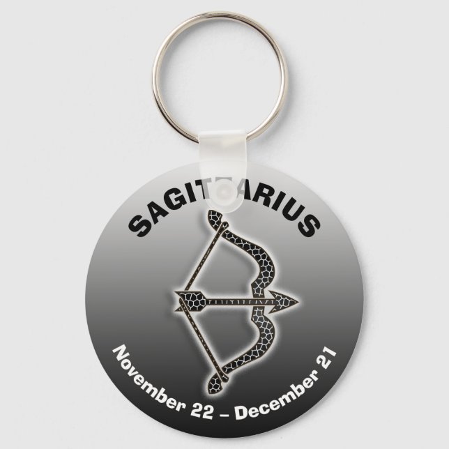 Horoscope Sign Sagittarius Keychain (Front)