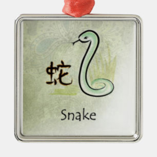 HOROSCOPE SNAKE METAL ORNAMENT