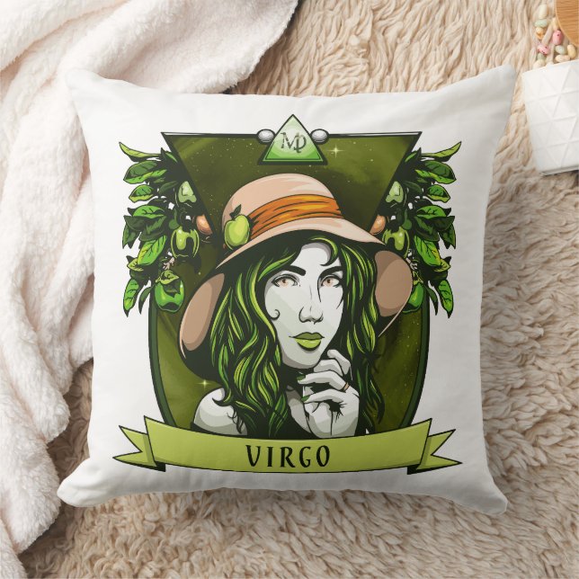 Horoscope - VIRGO Throw Pillow (Blanket)