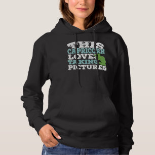Horoscope Zodiac Sign Capricorn Loves Taking Pictu Hoodie