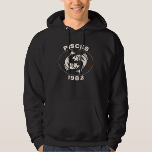 Horoscope Zodiac Sign Fish Pisces 1982 Hoodie
