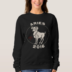 Horoscope Zodiac Sign Ram Aries 2016 Sweatshirt