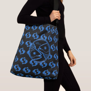 Horoscope Zodiac Star Sign Pisces Crossbody Bag