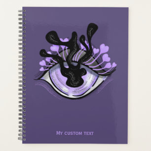 Horreur Oeil Goe Déplaisant Bizarre Violet