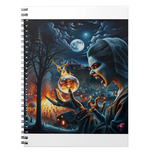 Horrible night & witch  notebook (Front)
