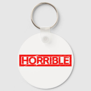 Horrible Stamp Keychain