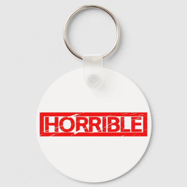 Horrible Stamp Keychain (Front)
