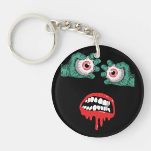 Horrific Zombie Hands with Melting Lipstick Keychain