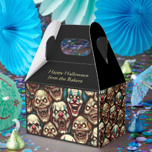 Horrifying Clowns Halloween Party  Favor Box