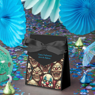Horrifying Clowns Halloween Party  Favor Box
