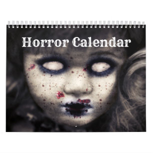Horror 2026 calendar