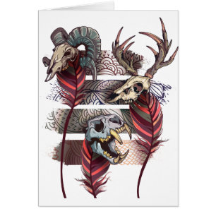 Horror Animal Curse Skeleton Skull