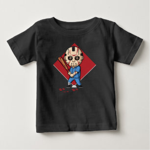 Horror Baseball Player Baby T-Shirt