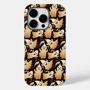 Horror Boo Ghost Halloween Pattern Case-Mate iPhone 14 Pro Case